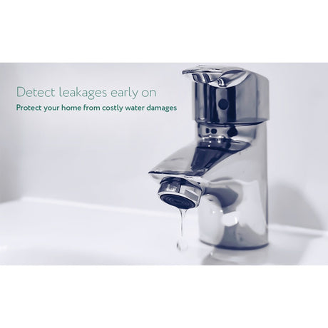 Frient water leak detector melder (wit, zigbee 3.0)