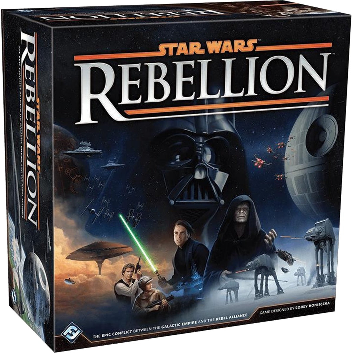 Asmodee star wars: rebellion bordspel (engels, 2 - 4 spelers, 180 - 240 minuten, vanaf 14 jaar)