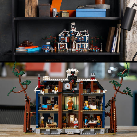 Lego icons stranger things: het huis van de familie creel bouwpakket voor volwassenen - 11370