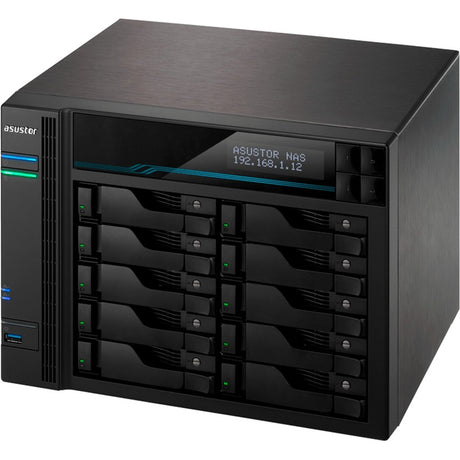 Asustor lockerstor 10 pro as7110t nas (zwart)