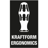 Wera kraftform kompakt vario ra, 7‑delig bitset (zwart groen)