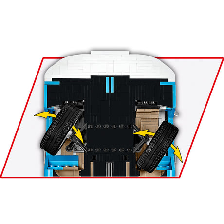 Cobi volkswagen t2b bus constructiespeelgoed (schaal 1:12)