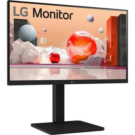 Lg 24ba450-b 24 monitor (zwart, 1x displayport, 1x hdmi, 1x vga)