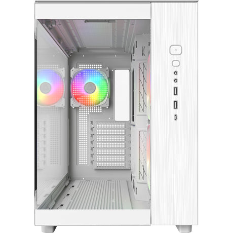 Montech king 65 pro midi tower behuizing (wit | 2x usb-a | 1x usb-c | window)