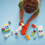 Lego duplo ambulance met chauffeur voor fantasiespel - 10447