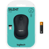 Logitech m220 silent muis (grijs, 1000 dpi)