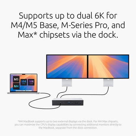 Kensington sd5000t5 eq thunderbolt 5 triple 4k-dockingstation (grijs, met 140 w stroomvoorziening)