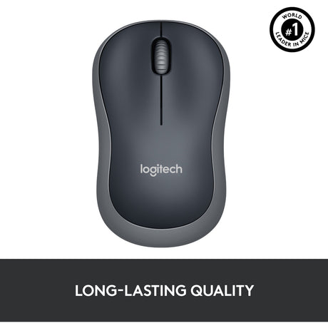 Logitech wireless mouse m185 (grijs, retail)