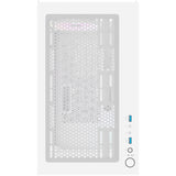 Thermaltake view 170 ws argb mini tower behuizing (wit houtkleur | 2x usb-a | rgb | tempered glass)