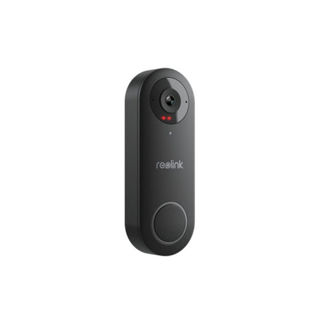 Reolink smart 2k+ bedrade poe videodeurbel met gong (zwart)