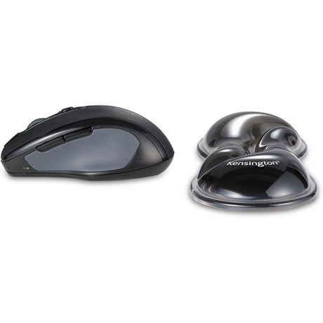 Kensington slim duo gel mouse trackball wrist rest polssteun (grijs zwart)