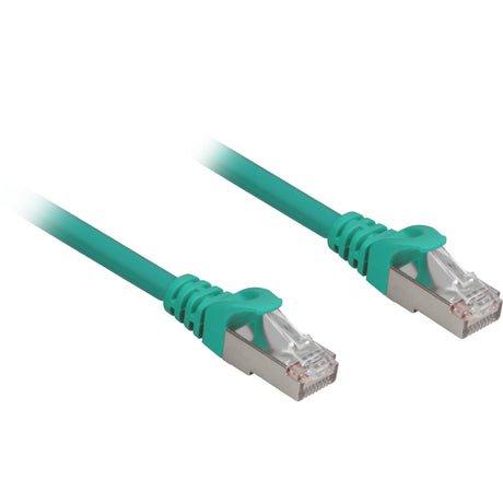 Sharkoon netwerkkabel sftp, rj-45 met cat.6a (groen, 0,25 meter, halogeenvrij)