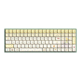 Iqunix f97 floral date rgb mechanisch gaming toetsenbord (groen, us lay-out (qwerty), iqunix little prince, 96%, rgb leds, hot-swappable, pbt, 2.4ghz | bluetooth 5.1 | usb-c)