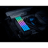 Klevv 32 gb ddr5-6200 (2x 16 gb) kit werkgeheugen (wit zwart, kd5agua80-62b320p, cras v rgb rog, xmp 3.0, expo)