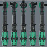 Wera 8000 b black edition zyklop speed ratel met 3 8 aandrijving (zwart groen)