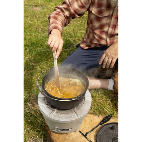 The windmill dutch oven 4,5 qt kookpan (zwart, ø 25.5 cm | 3.8 liter)
