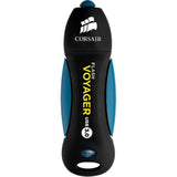 Corsair flash voyager usb 3.0 256 gb usb-stick (zwart blauw, cmfvy3a-256gb)