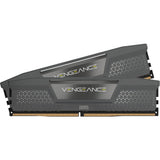 Corsair vengeance 64 gb ddr5-5600 (2x 32 gb) werkgeheugen (grijs, cmk64gx5m2d5600z40, xmp, expo)