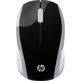Hp draadloze muis 200 (zwart zilver, 1000 dpi)