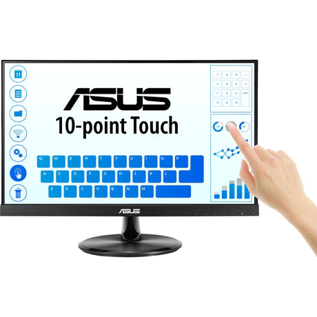 Asus vt229h touch monitor 21.5 (zwart, 1x hdmi, 1x vga, 1x usb-a)