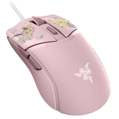 Razer cobra - pokémon pikachu eevee edition gaming muis (roze meerkleurig, 8500 dpi, chroma rgb)