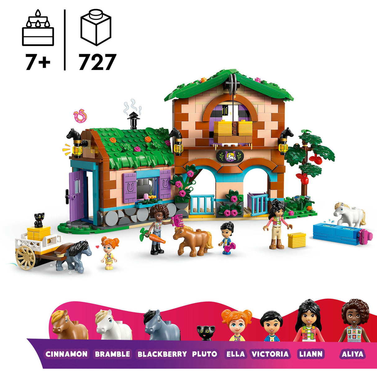 Lego friends - ponyboerderij en stal constructiespeelgoed (42654)