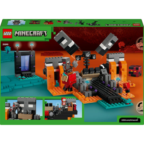 Lego minecraft de wither-strijd videogame speelgoed voor kinderen - 21590