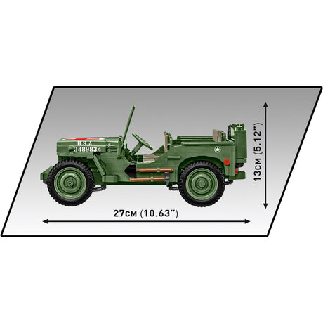 Cobi historical collection - willys mb medical constructiespeelgoed (schaal 1:12)