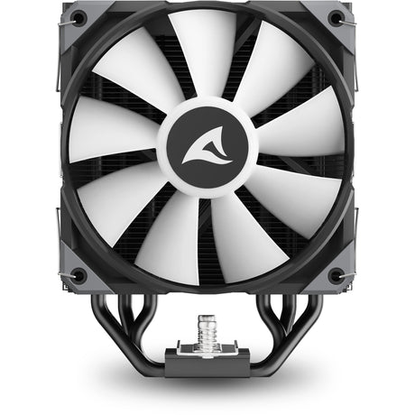 Sharkoon a50 rgb cpu-koeler (zwart, 4-pins pwm fan-connector)