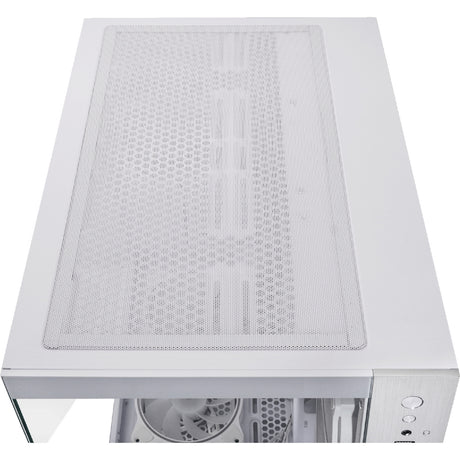 Chieftec visio midi tower behuizing (wit | 2x usb-a | 1x usb-c | rgb | tempered glass)