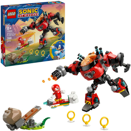 Lego ® sonic the hedgehog™ knuckles vs. dr. eggman egg crusher mecha - 77005