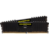 Corsair vengeance lpx 16 gb ddr4-3200 (2x 8 gb) werkgeheugen (zwart, cmk16gx4m2e3200c16, xmp 2.0)