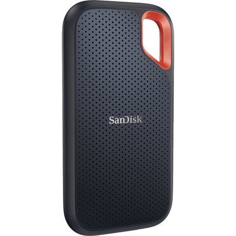 Sandisk extreme portable v2, 2 tb externe ssd (zwart oranje, sdssde61-2t00-g25, usb-c)