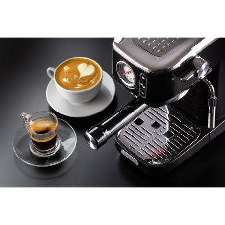 Ariete moderna espresso slim 1381 12 espressomachine (zwart)