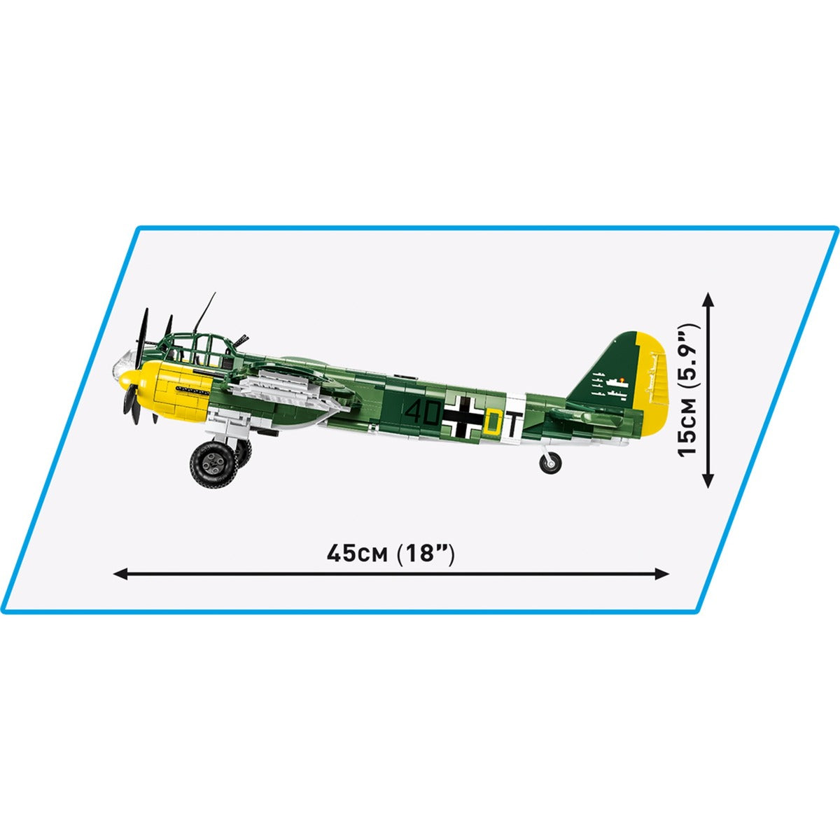 Cobi historical collection - junkers ju 88 constructiespeelgoed (schaal 1:32)