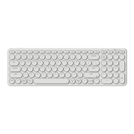 Keychron b4 pro-k8 toetsenbord (wit, us lay-out (qwerty), scissor switches, 96%, abs keycaps, 2.4 ghz | bluetooth | usb)