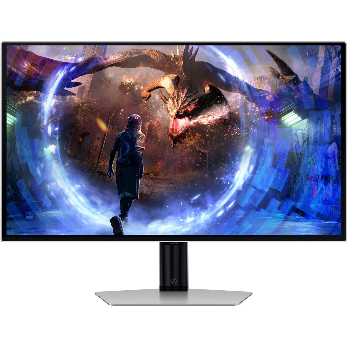Samsung odyssey oled g6 ls27dg 27 gaming monitor (zilver, 2x hdmi, displayport, 2x usb-a, 360 hz)