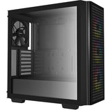 Deepcool cg540 midi tower behuizing (zwart | 2x usb-a | window)