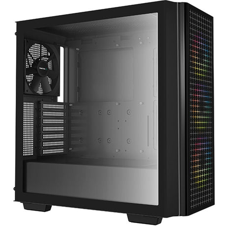 Deepcool cg540 midi tower behuizing (zwart | 2x usb-a | window)