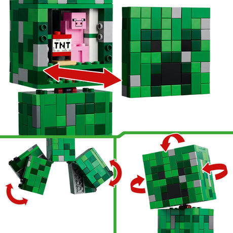 Lego minecraft de creeper actiefiguur bouwpakket - 21276