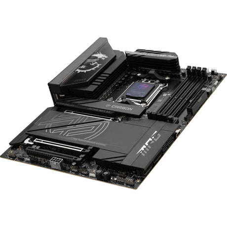Msi mpg x870e carbon wifi socket am5 moederbord (raid, 5gb-lan, 2,5gb-lan, wi-fi 7, bt, sound, atx)