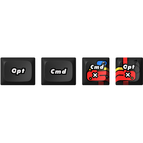 Iqunix f97 graffiti diary wireless mechanical keyboard (zwart, us lay-out (qwerty), cherry mx brown, 96%, rgb leds, hot-swappable, pbt, 2.4ghz | bluetooth 5.1 | usb-c)