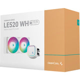 Deepcool le520 wh waterkoeling (wit, 4-pins pwm fan-connector)