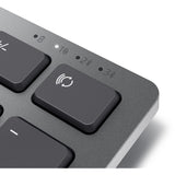 Dell premier multi-device draadloos toetsenbord en draadloze muis - km7321w desktopset (grijs, us lay-out (qwerty), 100%, bluetooth 5.0, dpi:1000 - 4000)