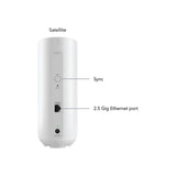 Netgear orbi 370 wifi mesh systeem, dual-band wifi 7-mesh systeem, 3 stuks mesh router (wit, 1x orbi wifi 7-router (rbe371), 2x orbi wifi 7-satellieten (rbe370))