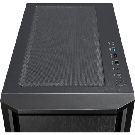 Chieftec pro midi q midi tower behuizing (zwart | 3x usb-a | 1x usb-c)