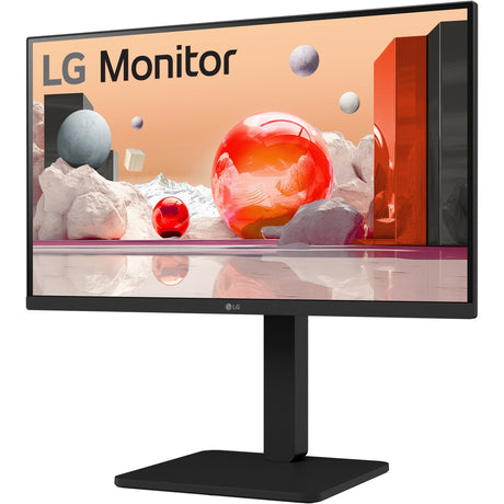 Lg 24ba450-b 24 monitor (zwart, 1x displayport, 1x hdmi, 1x vga)