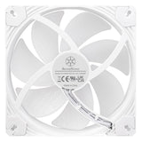 Silverstone shark force 140 argb case fan (wit, 140 x 140 x 25 mm, pwm, 4-1 pin argb (5v led))