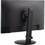 Viewsonic vg2408a 24 monitor (zwart, 1x hdmi, 1x displayport, usb-c, usb-a, sound, 100 hz)