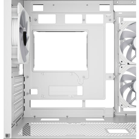 Sharkoon mk7 argb mini tower behuizing (wit | 2x usb-a | 1x usb-c | rgb | tempered glass)